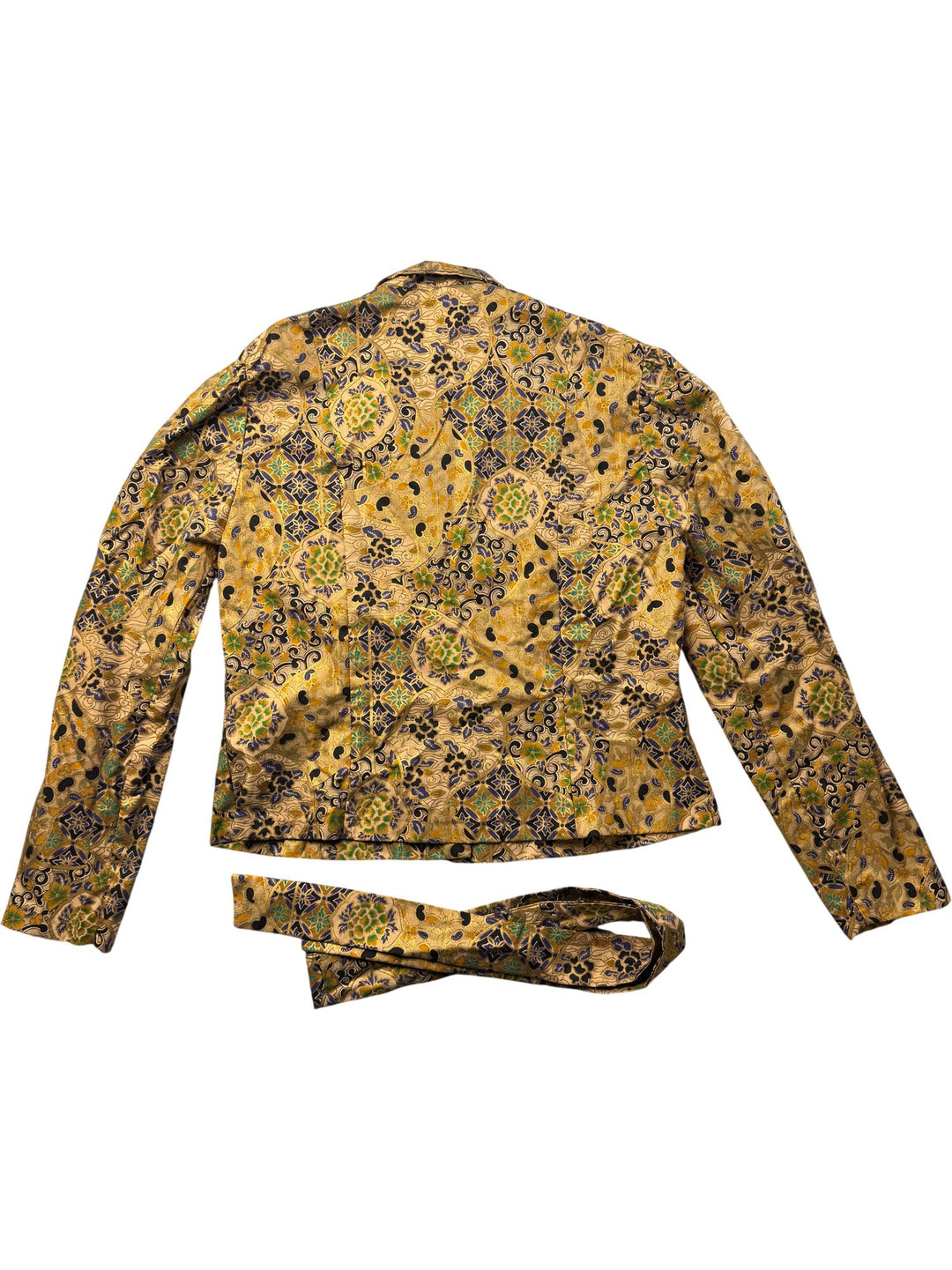 Jake London Two-Piece Patterned Dress - M - Think Vintage ltd