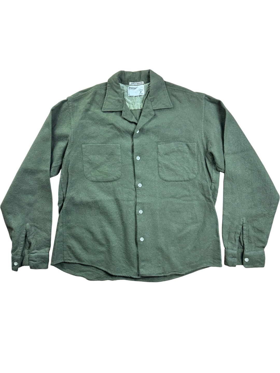 James H. Hamilton Green Flannel Shirt