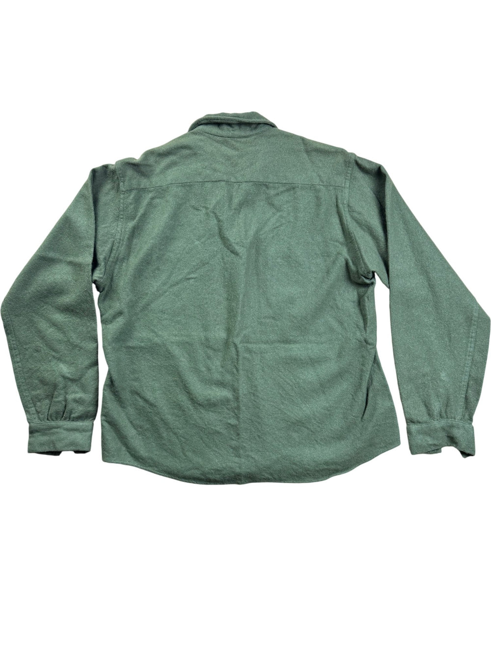 James H. Hamilton Green Flannel Shirt - M - Think Vintage ltd