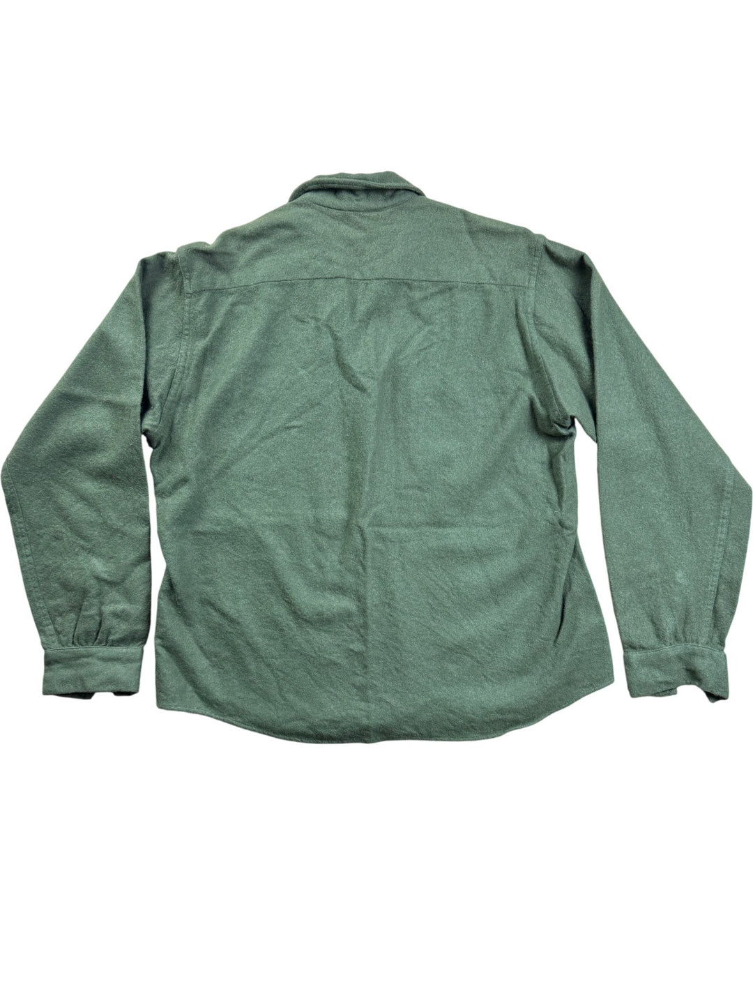 James H. Hamilton Green Flannel Shirt - M - Think Vintage ltd