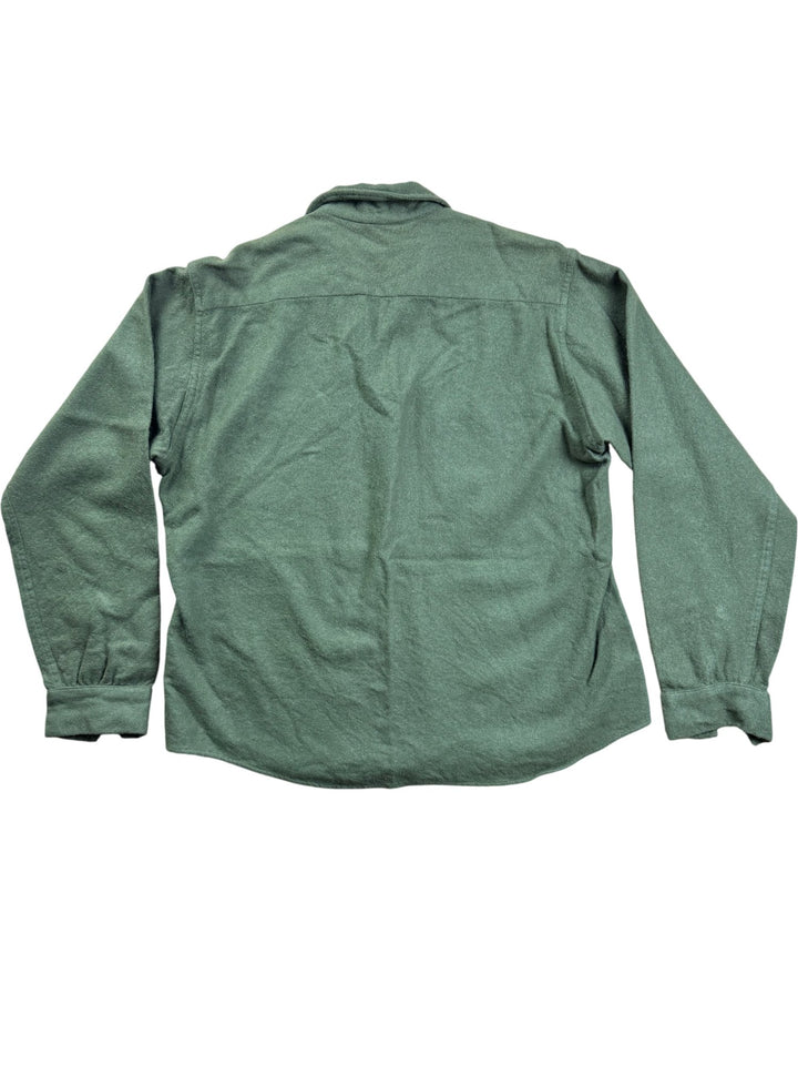 James H. Hamilton Green Flannel Shirt - M - Think Vintage ltd