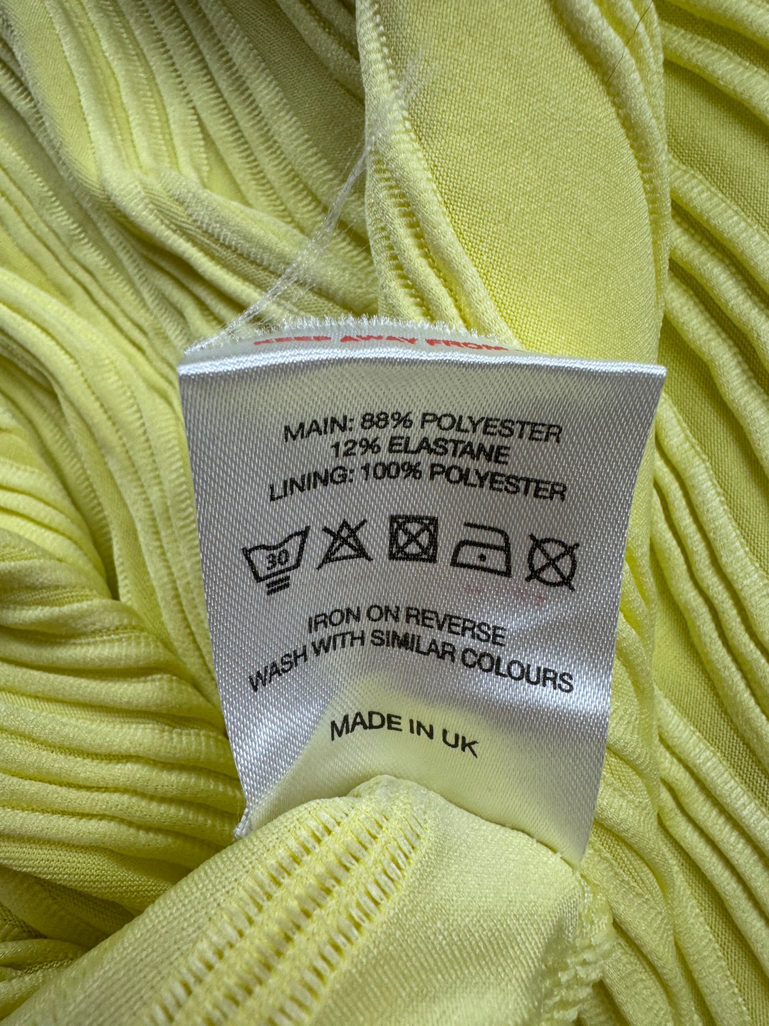 Jane Norman Yellow Strapless Dress - S - Think Vintage