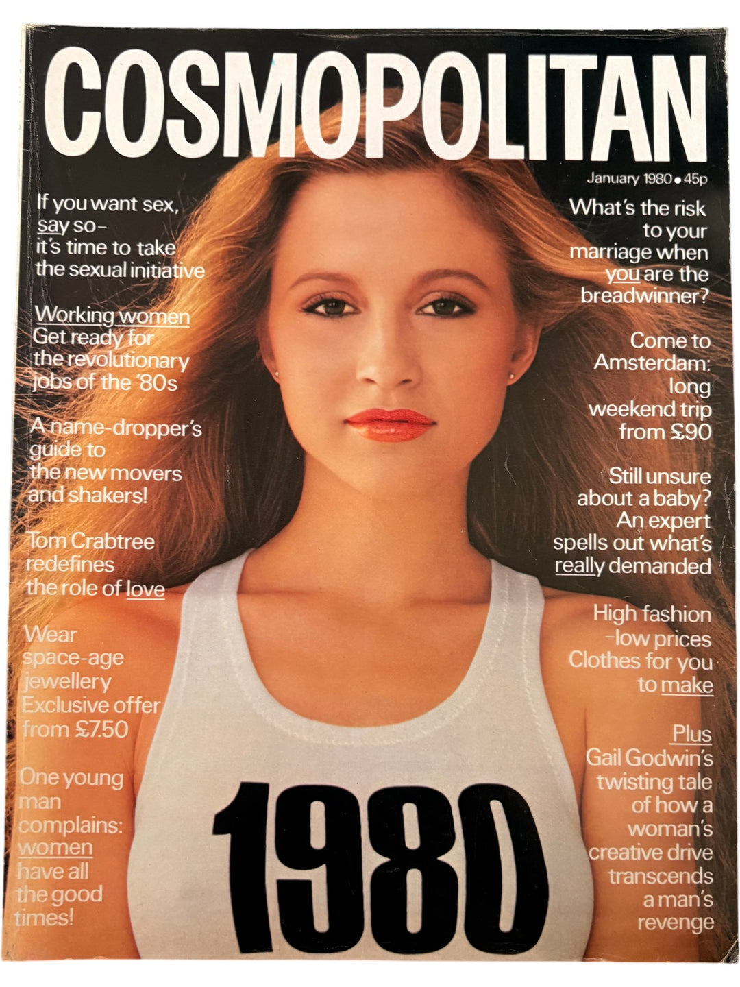 January 1980 Cosmopolitan Magazine - Think Vintage ltd