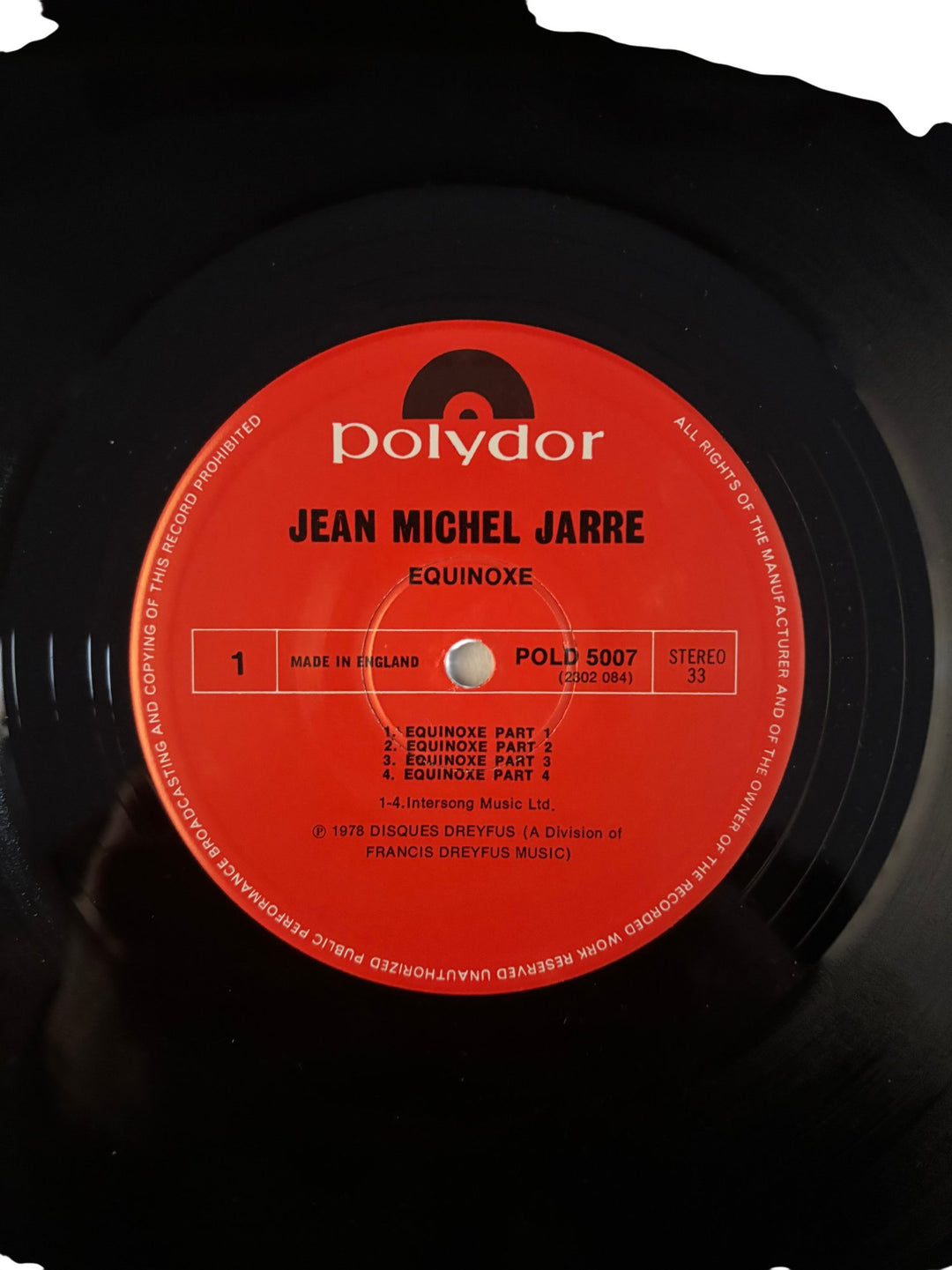 Jean Michel Jarre Equinoxe Vinyl - NM/Mint - Think Vintage ltd