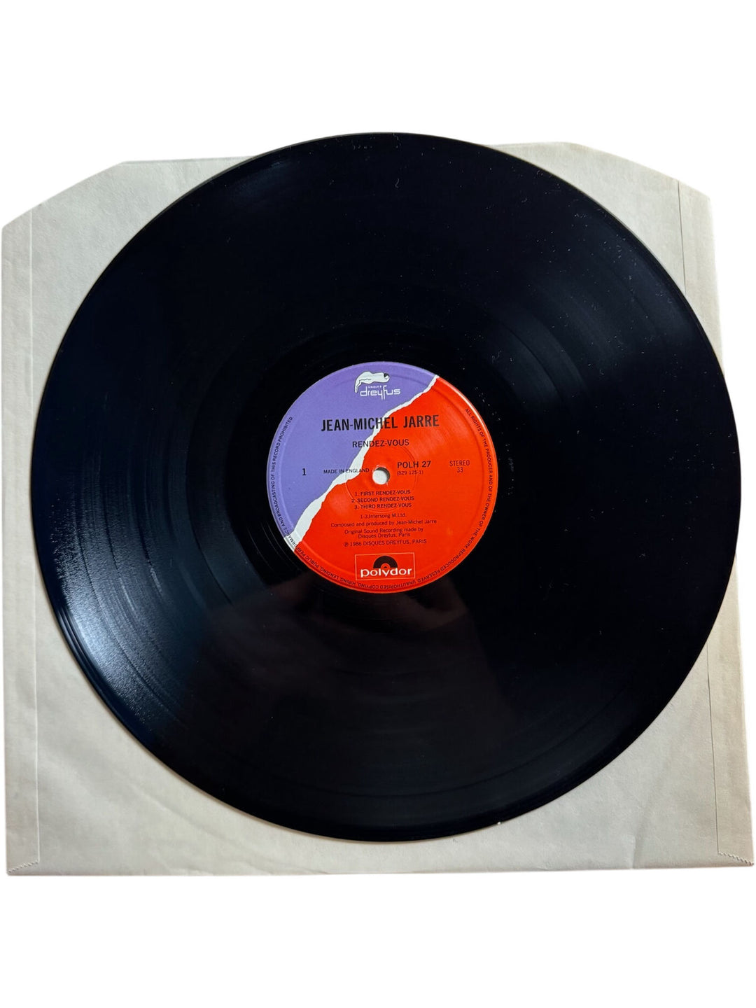 Jean Michel Jarre Rendez-Vous Vinyl - Very Good+