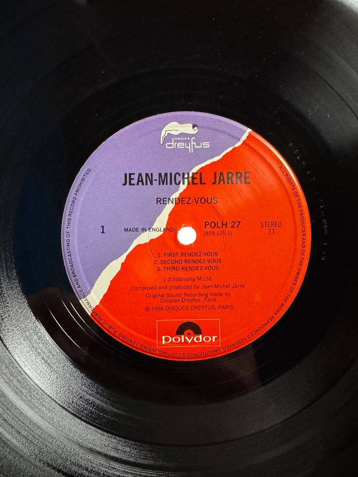 Jean Michel Jarre Rendez-Vous Vinyl - Very Good+