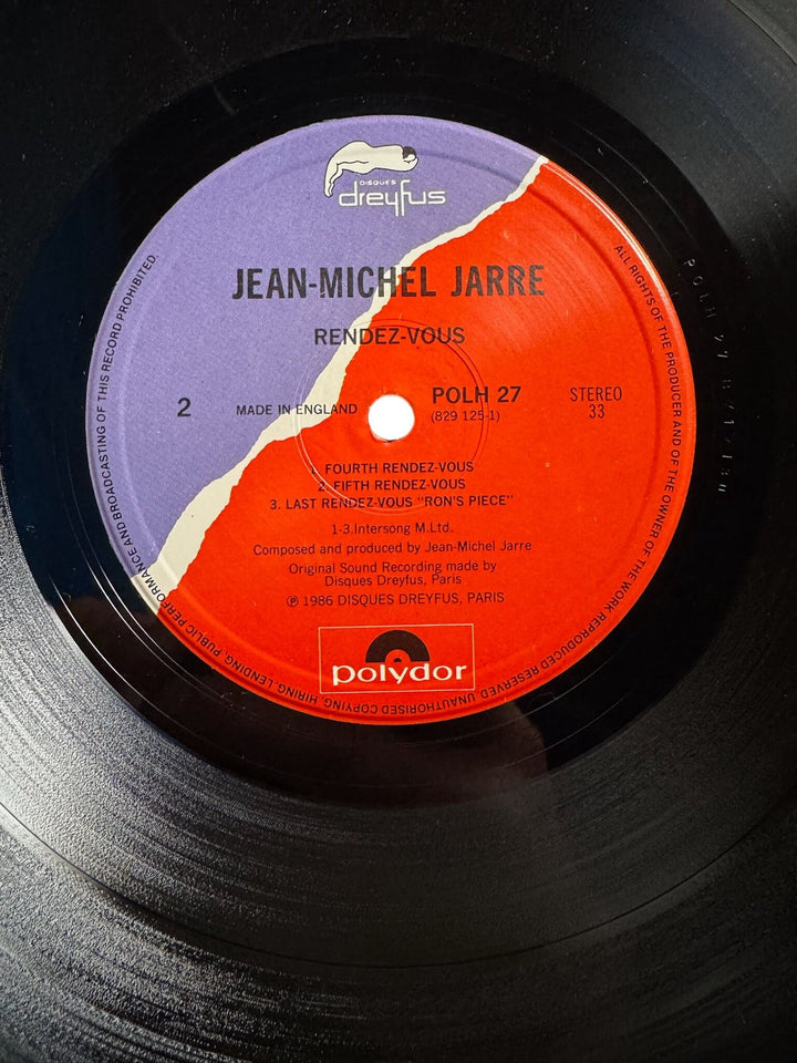 Jean Michel Jarre Rendez-Vous Vinyl - Very Good+