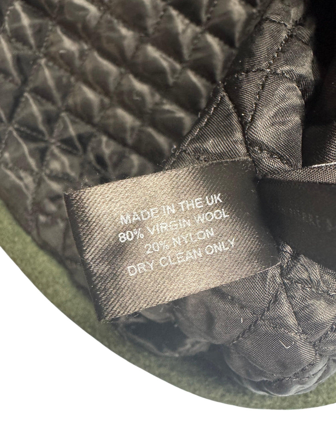 Jean-Pierre Braganza Olive Wool Overcoat - M - Think Vintage