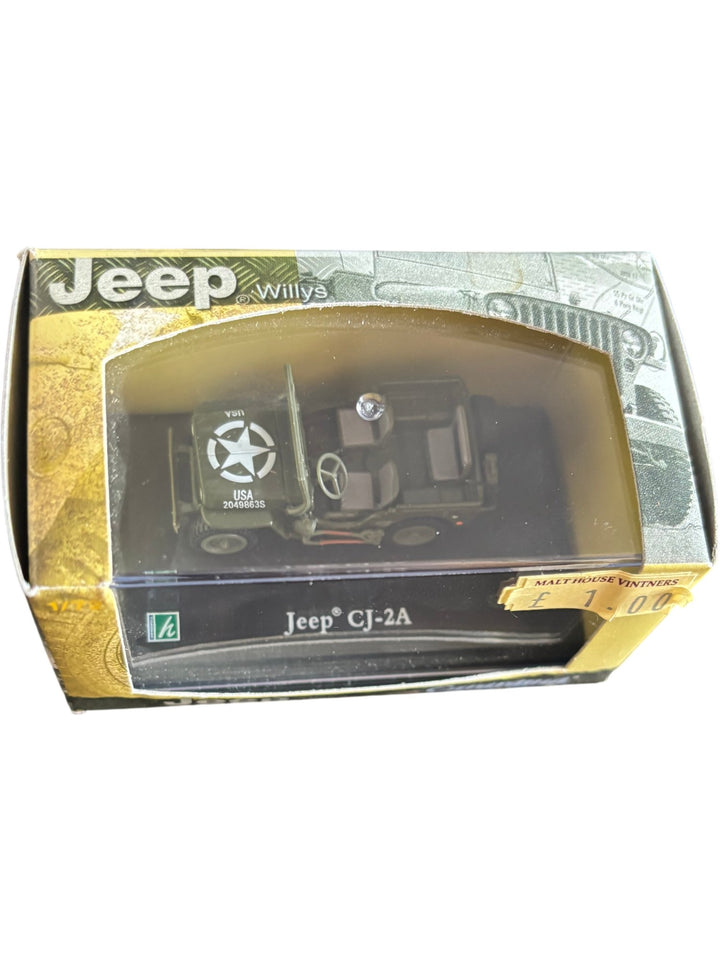 Jeep CJ-2A 1:43 Scale Model - Think Vintage ltd