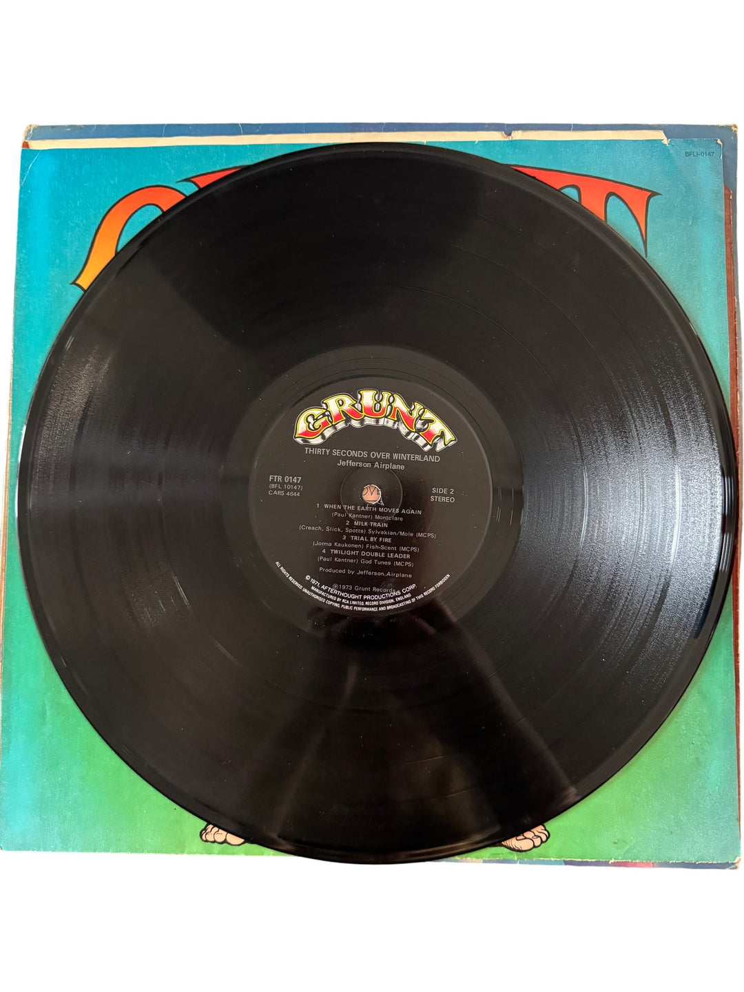 Jefferson Airplane Thirty Seconds Over Winterland Vinyl - Fair - Think Vintage ltd