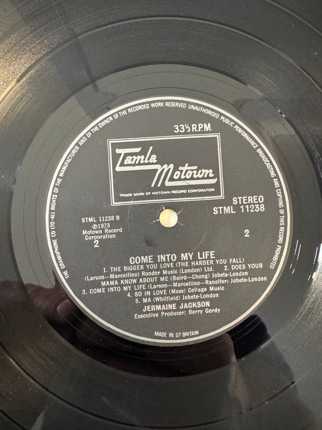 Jermaine Jackson Come Into My Life Vinyl - Very Good - Think Vintage ltd