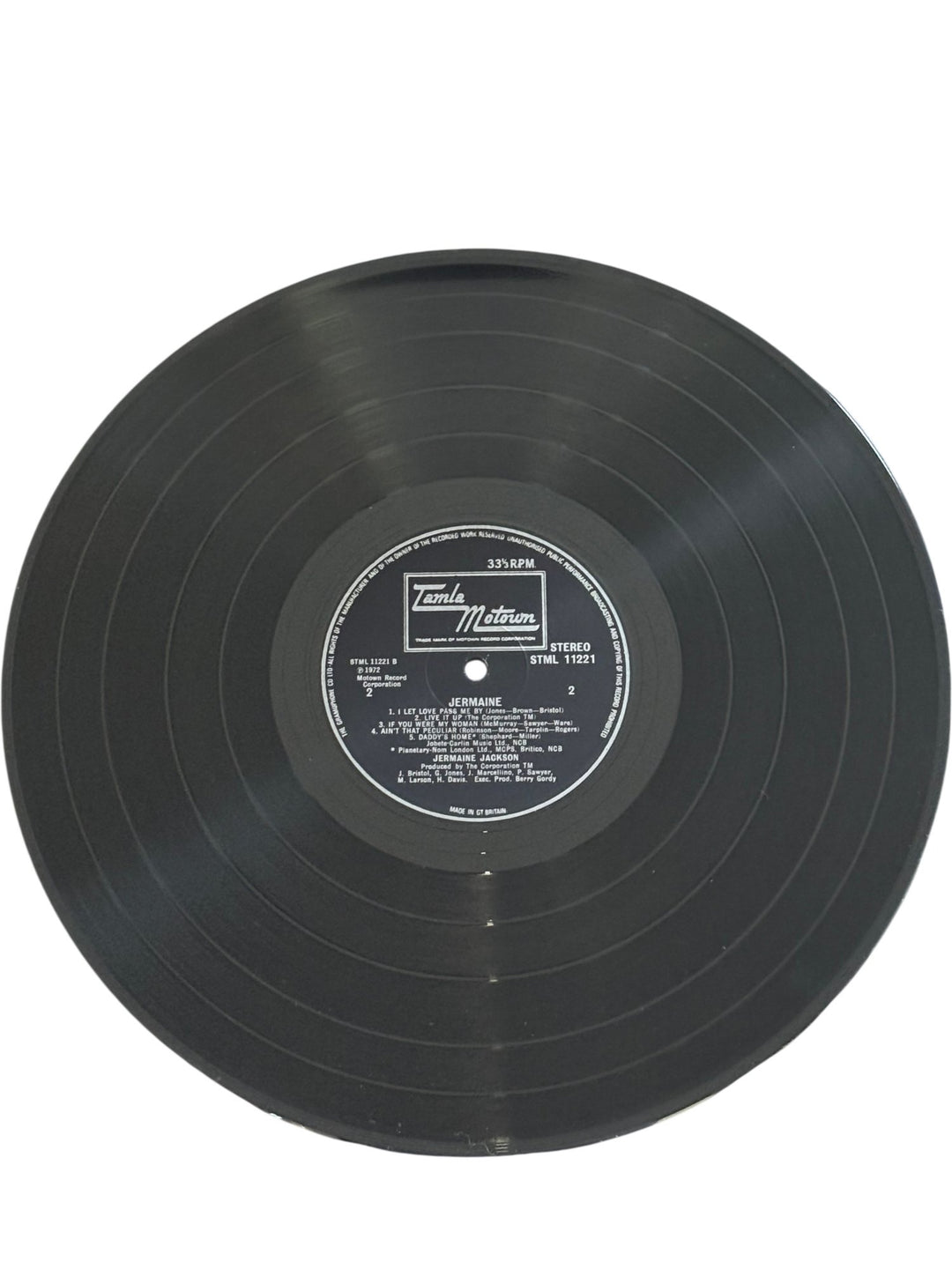 Jermaine Jackson Tamla Motown Vinyl - Very Good - Think Vintage ltd