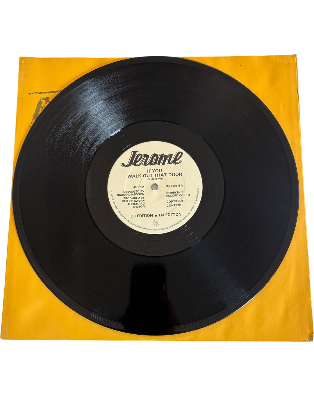 Jerome DJ Edition Vinyl Record - Very Good - Think Vintage ltd