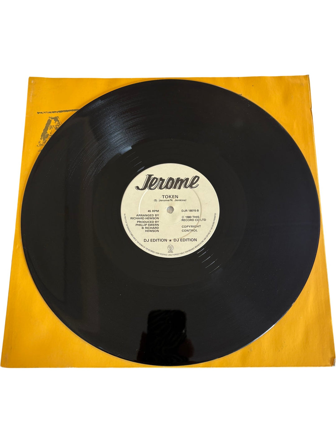 Jerome DJ Edition Vinyl Record - Very Good - Think Vintage ltd