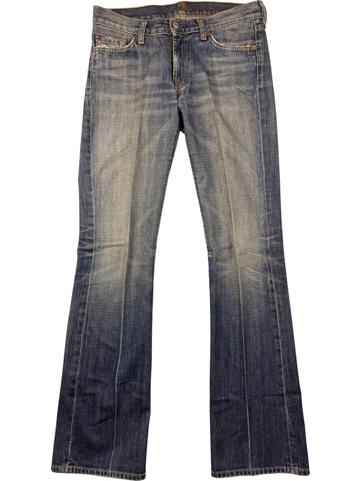 Jerome Dahan Flared Denim Jeans - W31 - Think Vintage ltd