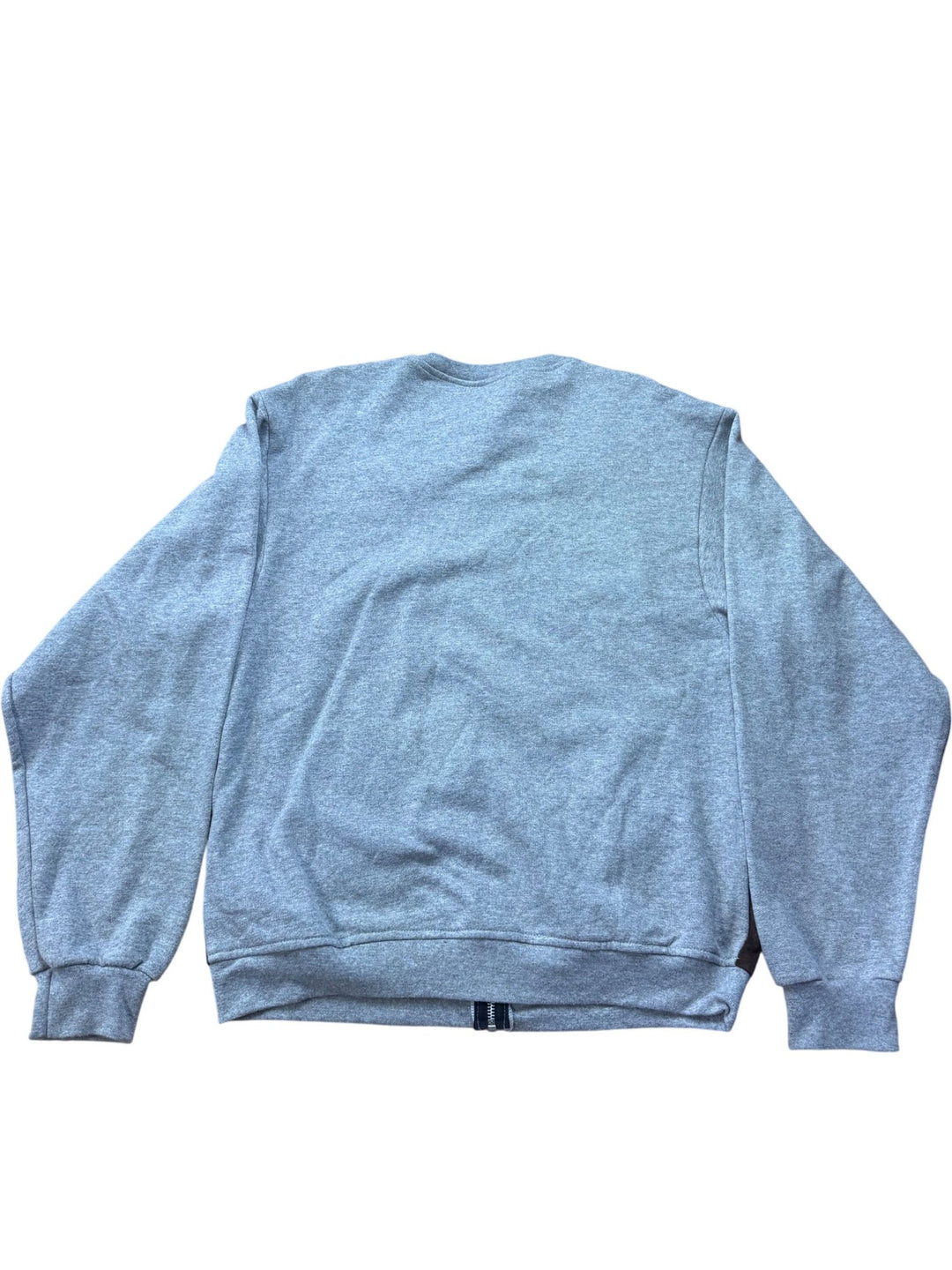 Jerzees Brown Suede Panel Bomber Jacket - M