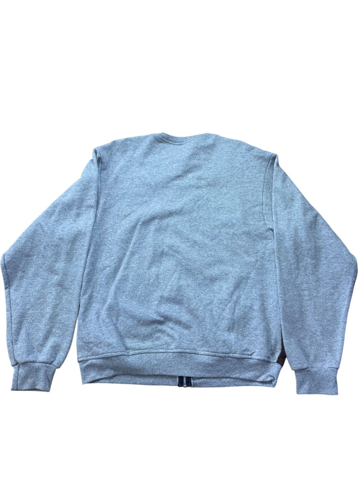 Jerzees Brown Suede Panel Bomber Jacket - M