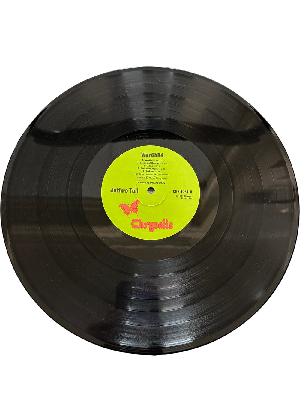 Jethro Tull War Child Vinyl Record LP - Good - Think Vintage ltd