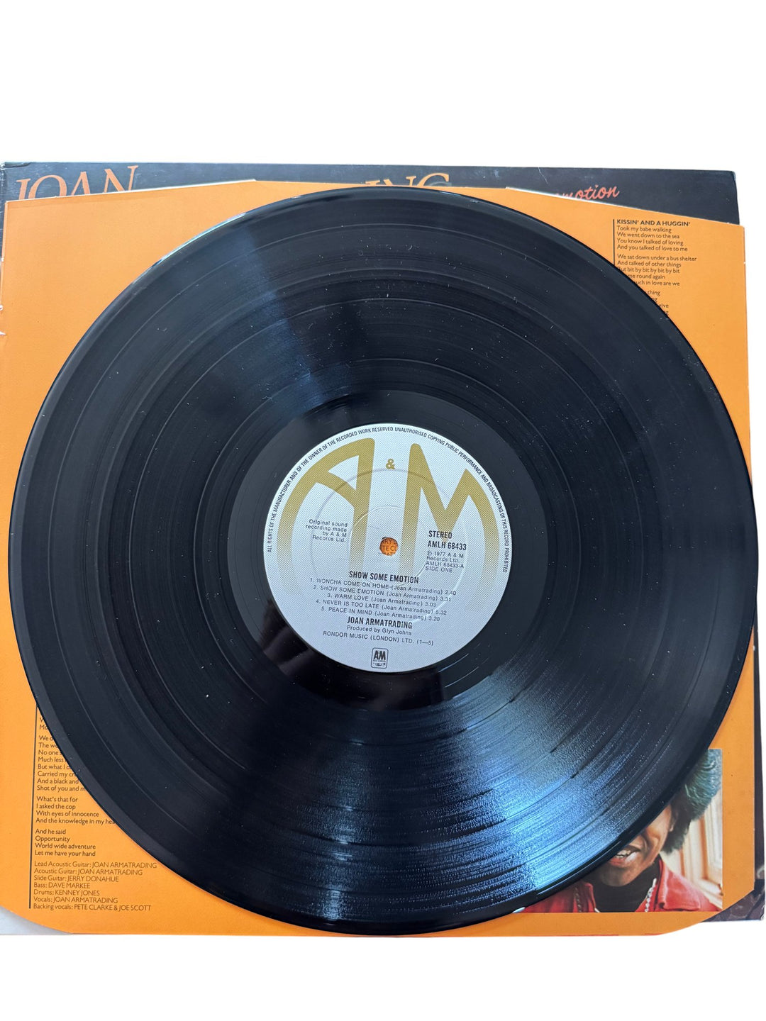 Joan Armatrading Show Some Emotion Vinyl Record - Good - Think Vintage ltd