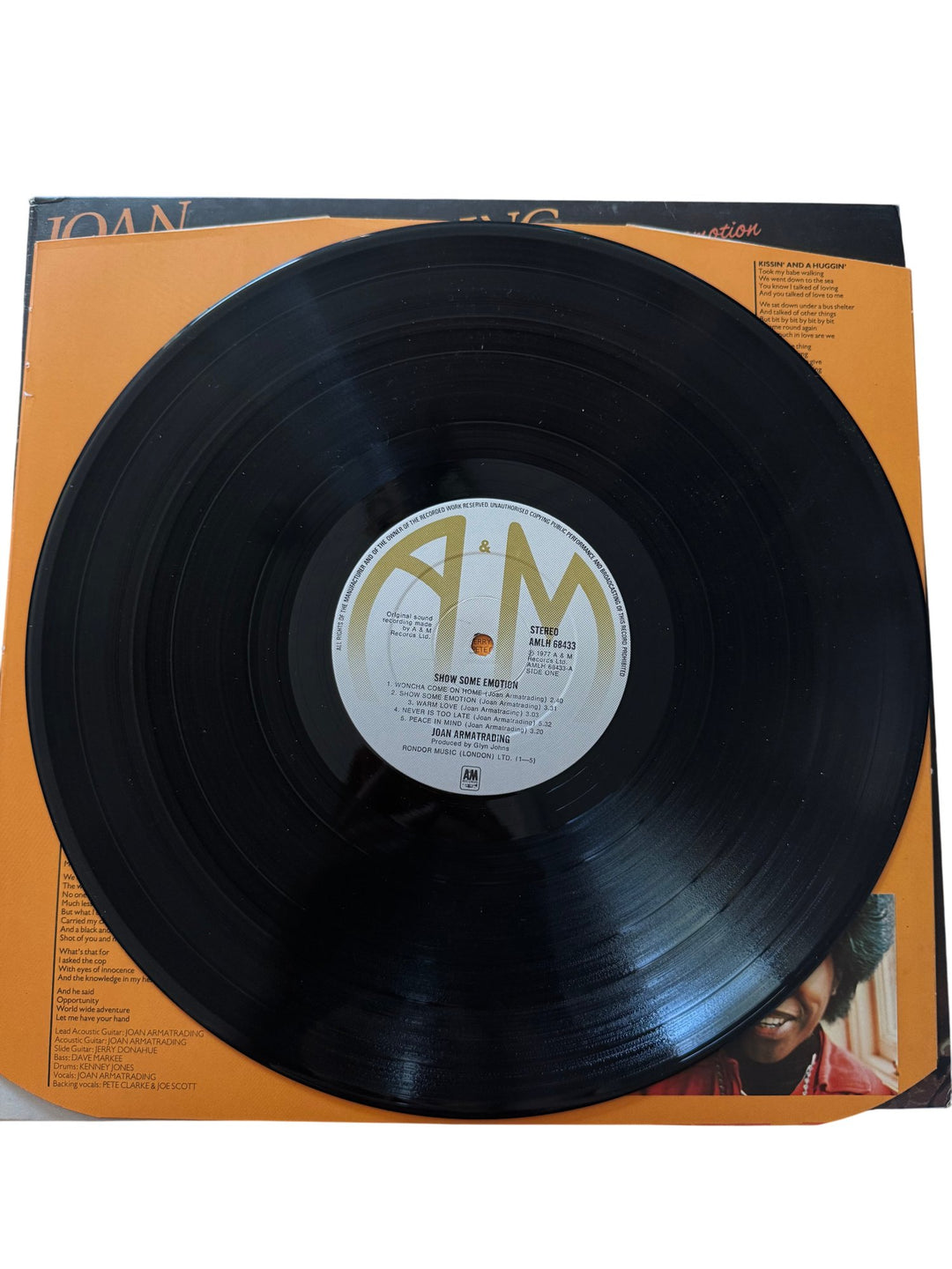 Joan Armatrading Show Some Emotion Vinyl Record - Good - Think Vintage ltd