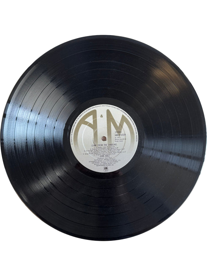 Joan Baez Come From The Shadows LP - Good - Think Vintage ltd