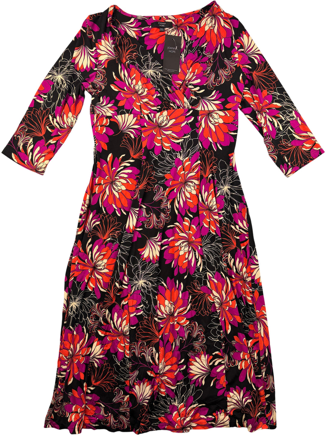 Joanna Hope Floral Dress - M - Think Vintage Online Ltd