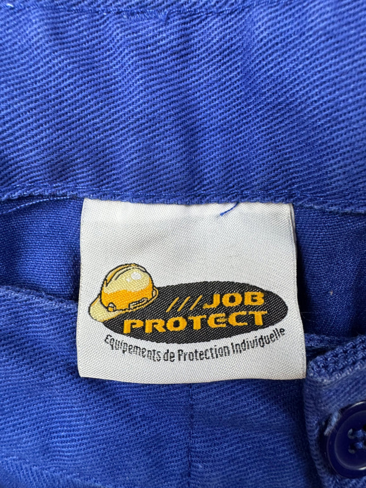 Job Protect Blue Workwear Trousers -W36 L30 - Think Vintage