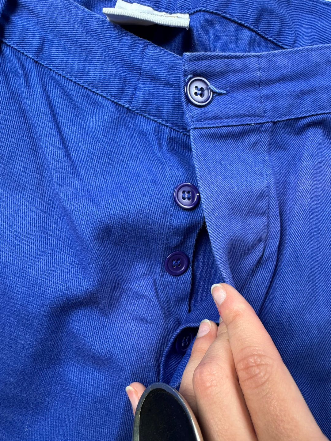 Job Protect Blue Workwear Trousers -W36 L30 - Think Vintage Online Ltd