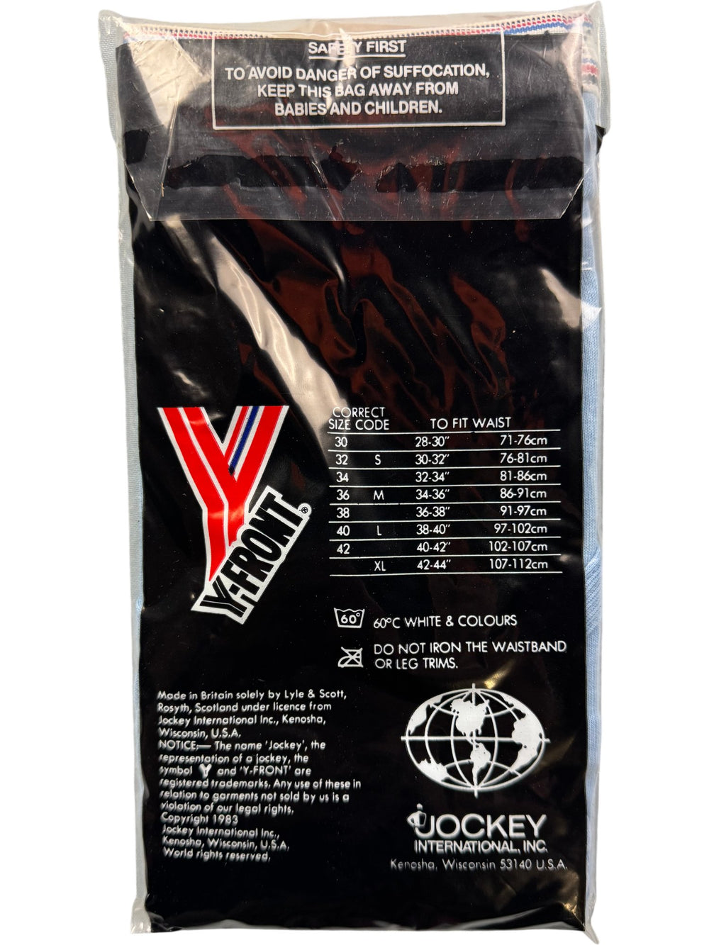 Jockey Y-Front Sports Brief Blue - Think Vintage ltd