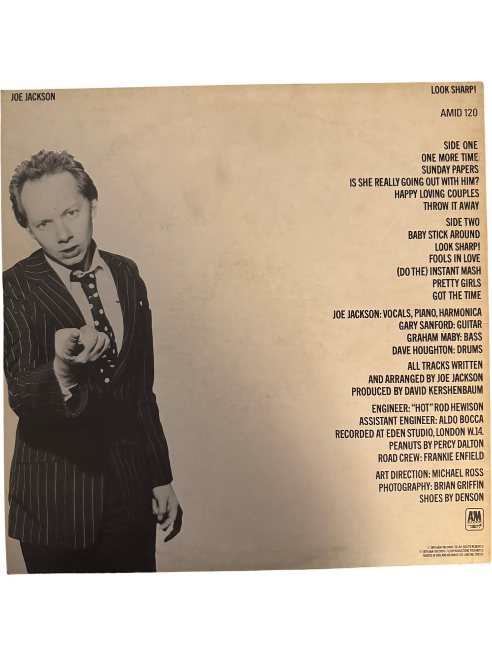 Joe Jackson Look Sharp Vinyl Record - Good - Think Vintage ltd