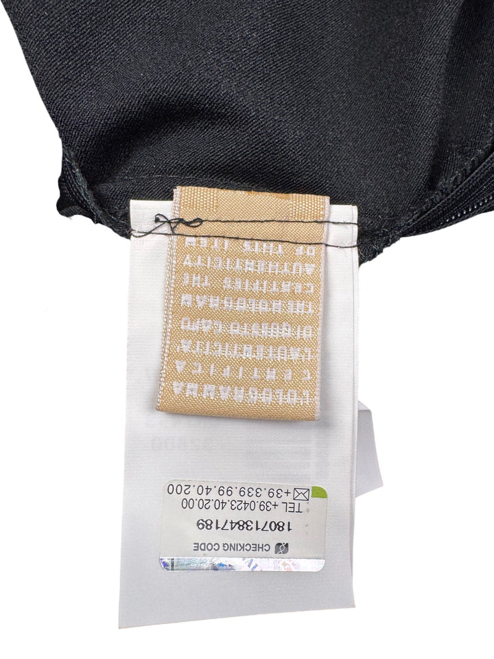 John Galliano Black Sleeveless Dress - S - Think Vintage ltd