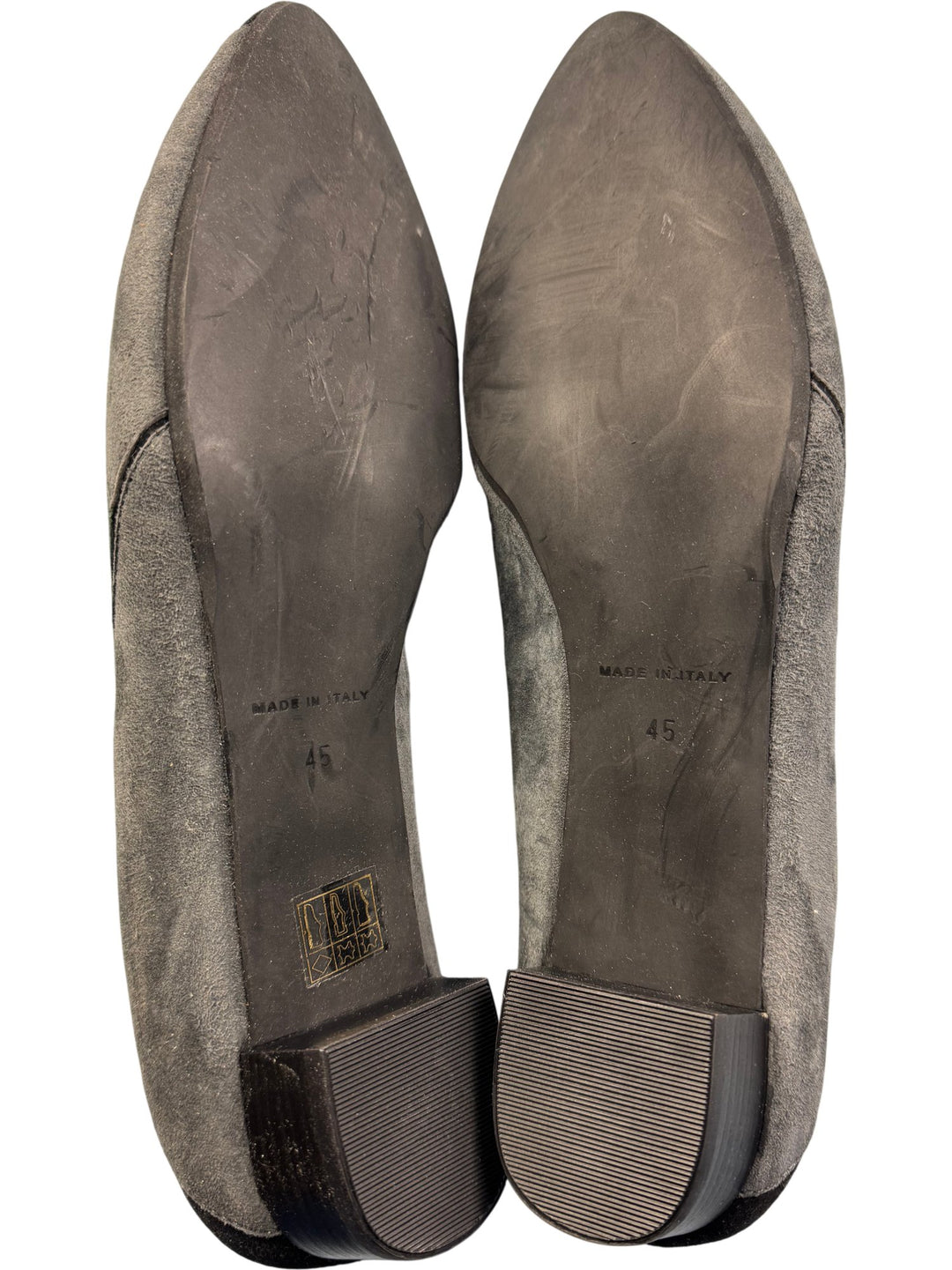 John Grey Italian Suede Flats - 8.5 - Think Vintage ltd