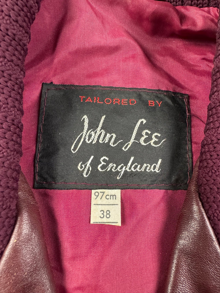 John Lee English Leather Jacket - L - Think Vintage