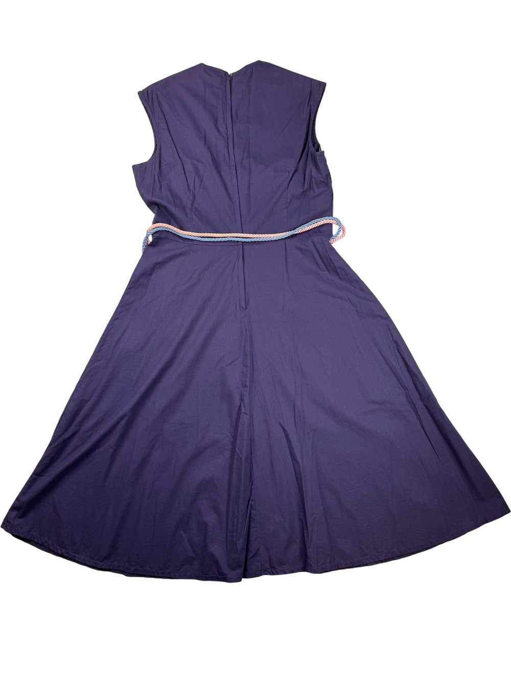 Jon Adams Sleeveless Dress with Embroidery - M - Think Vintage Online Ltd