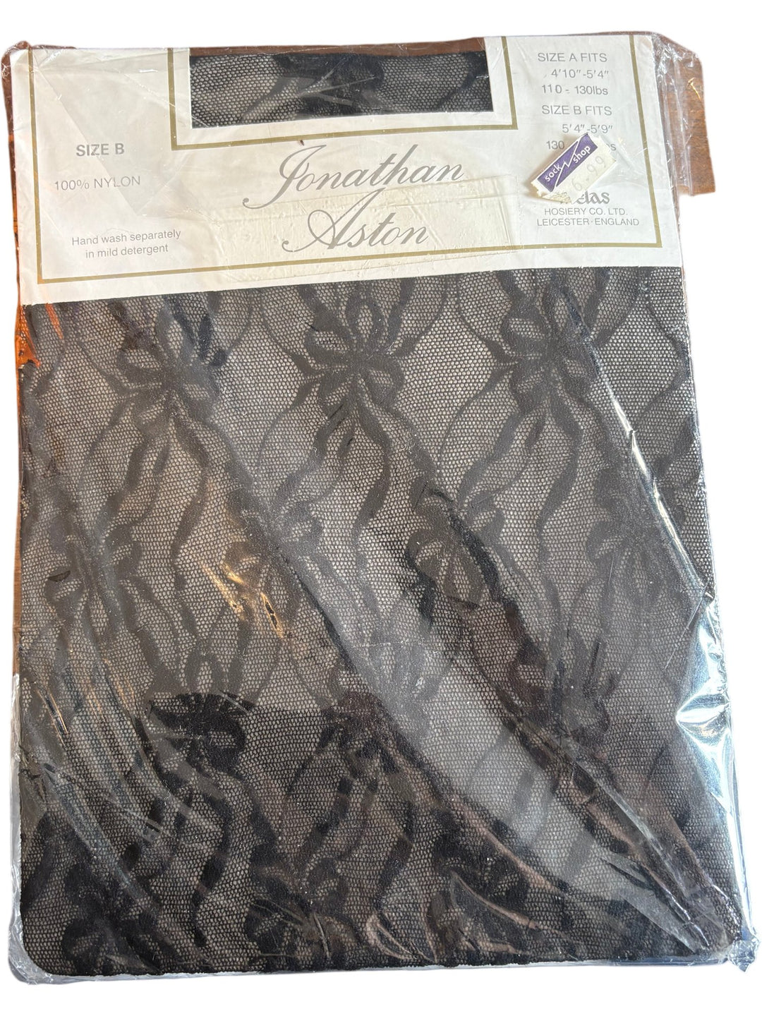 Jonathan Aston Romance Lace Pantyhose - Think Vintage ltd