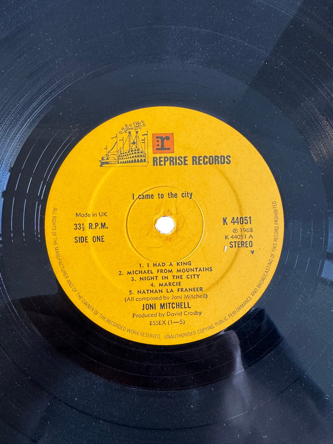 Joni Mitchell Reprise Records LP - Good - Think Vintage ltd
