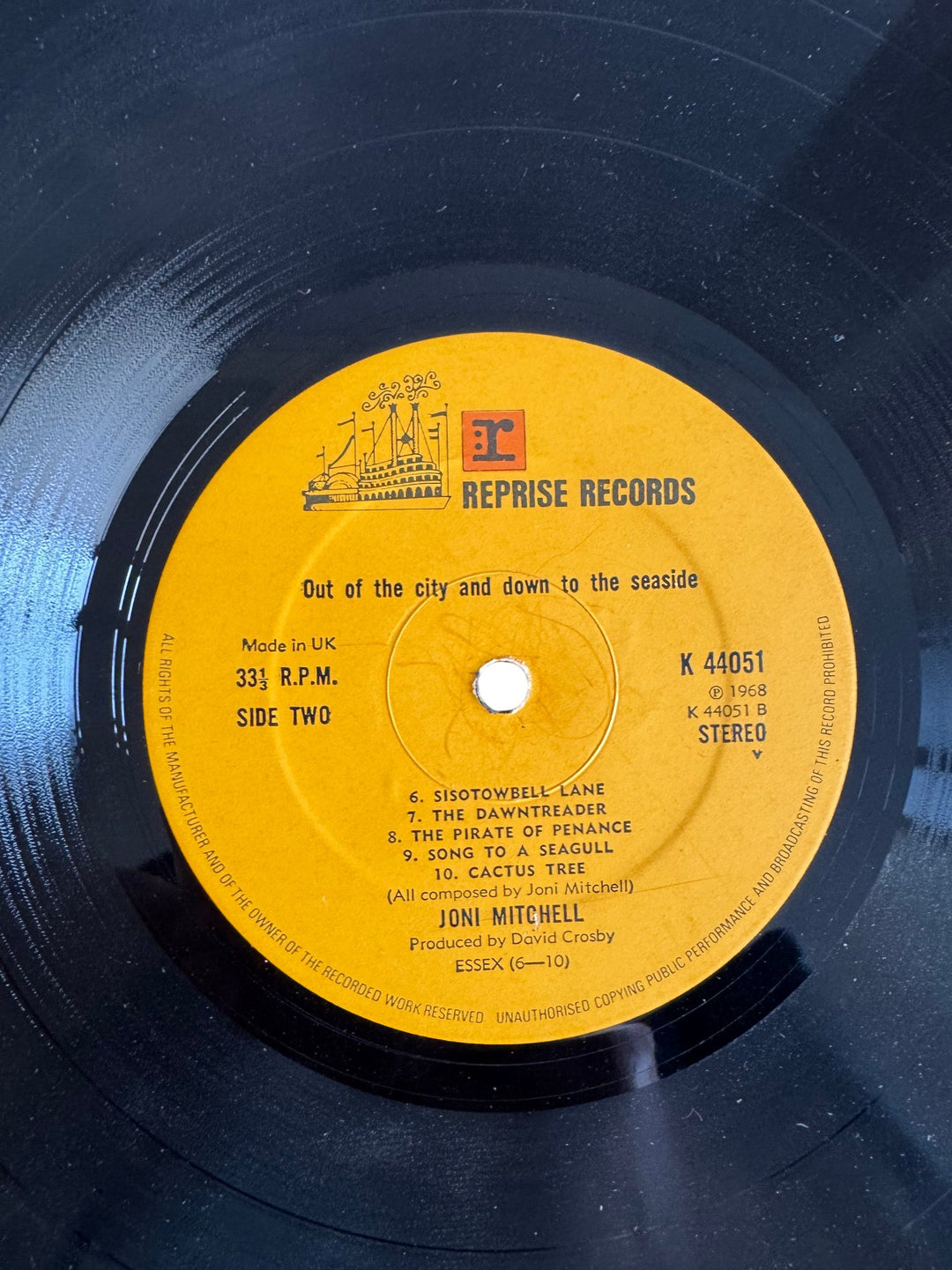 Joni Mitchell Reprise Records LP - Good - Think Vintage ltd