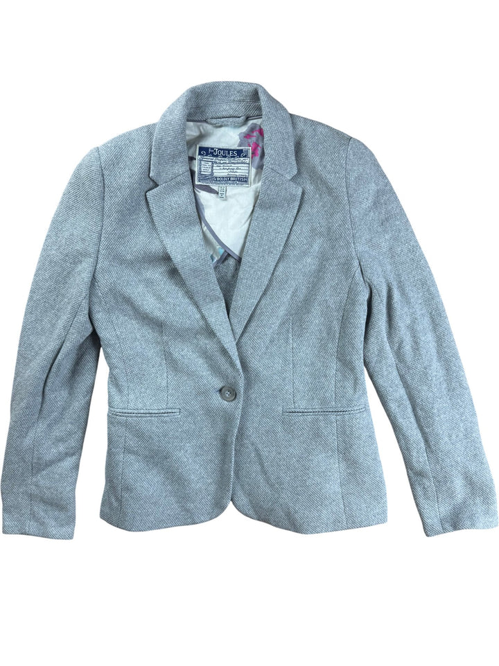 Joules Justine Grey Sport Jacket - S - Think Vintage ltd