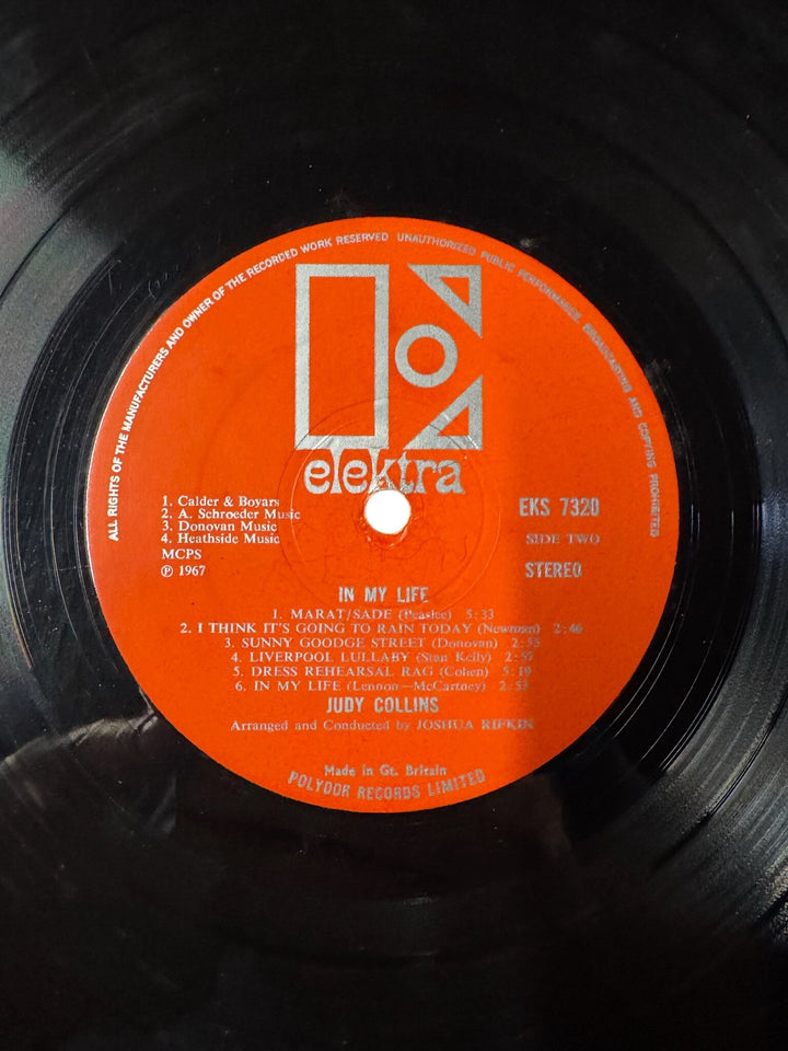 Judy Collins In My Life Vinyl Record - Good
