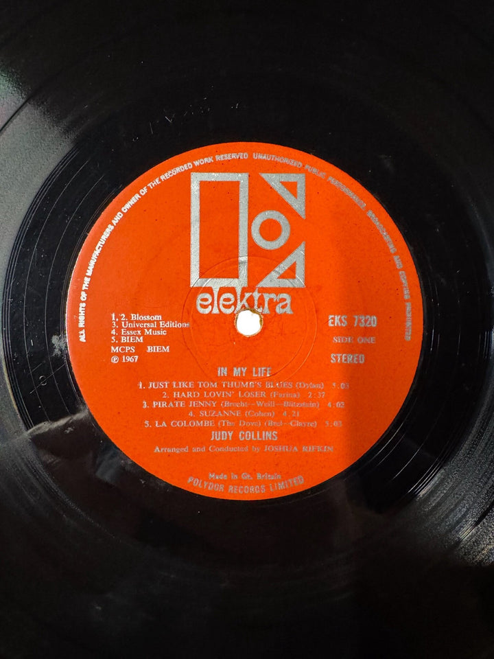 Judy Collins In My Life Vinyl Record - Good