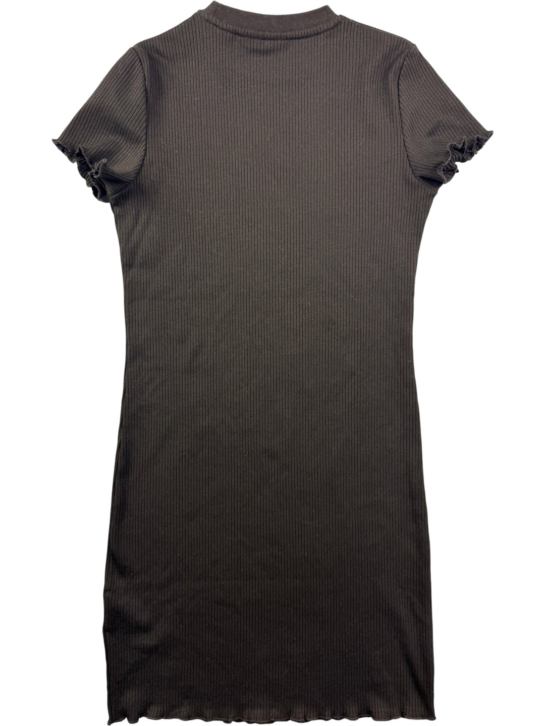 Juicy Couture Black Ribbed Dress - XS - Think Vintage ltd