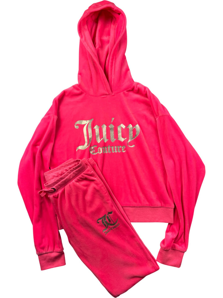 Juicy Couture Pink Tracksuit - Think Vintage ltd