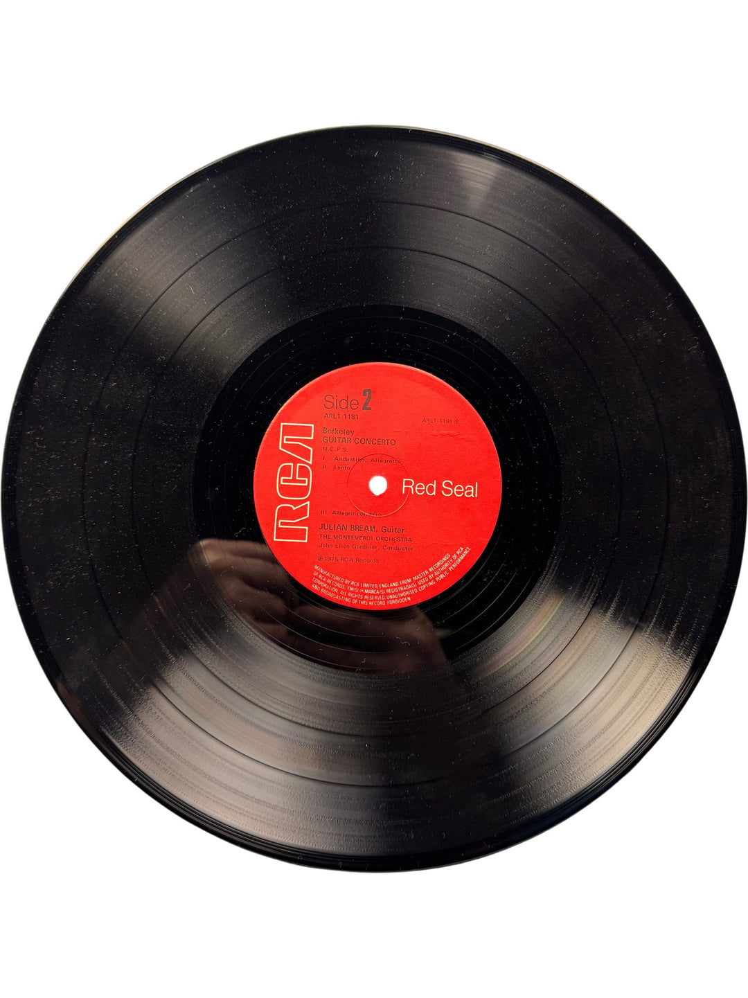 Julian Bream Rodrigo Concierto De Aranjuez Vinyl - Think Vintage ltd