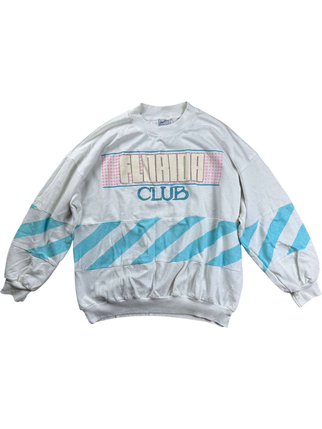 Junji Sun Florida Club Sweatshirt - L - Think Vintage ltd
