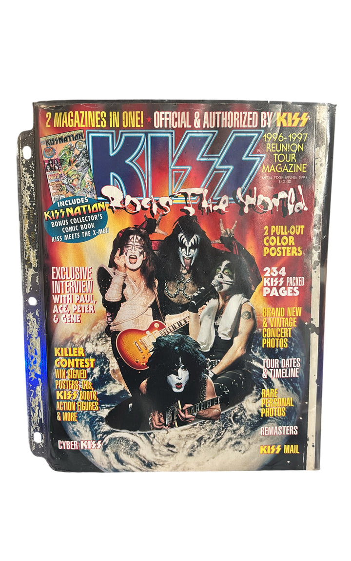 KISS Official 1996 1997 Reunion Tour Magazine With Posters