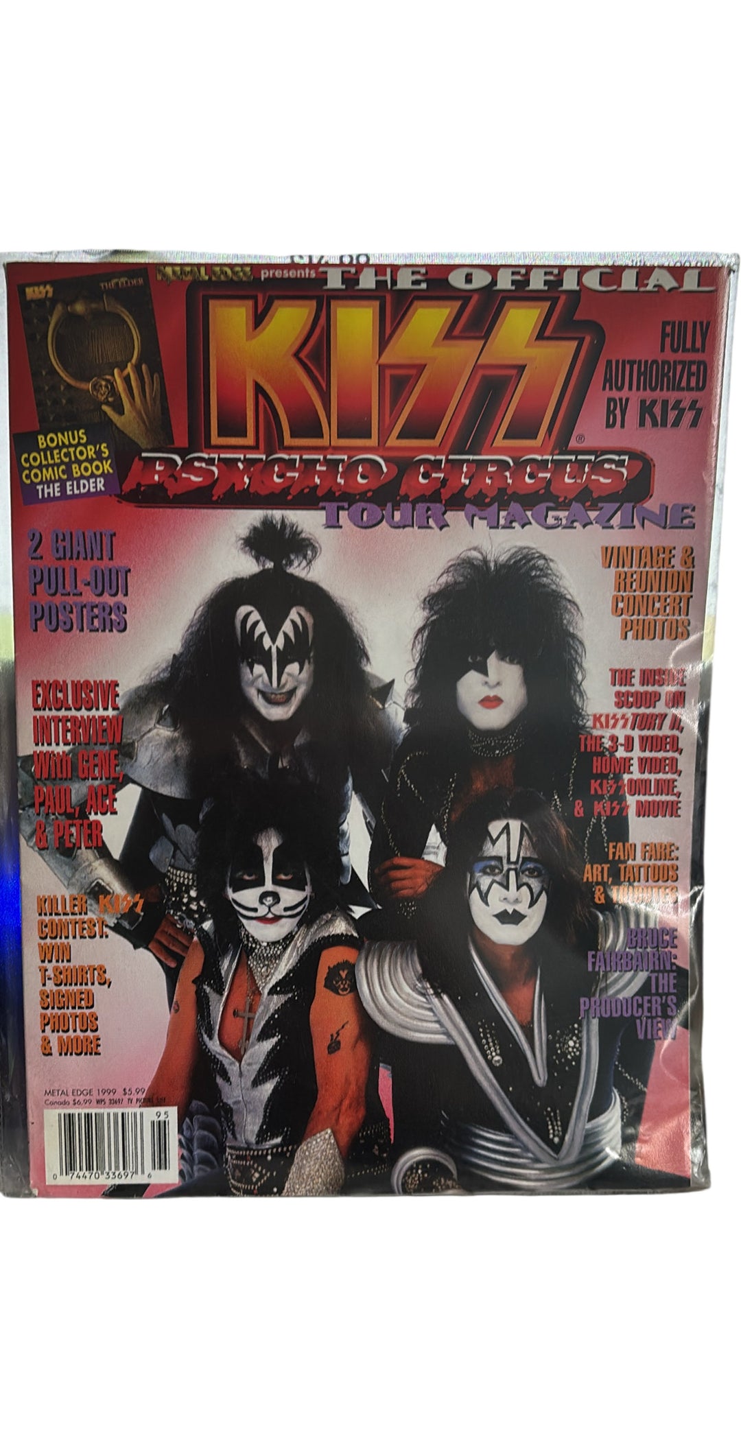 KISS Official Psycho Circus Tour Magazine 1999 Collectible - Think Vintage ltd