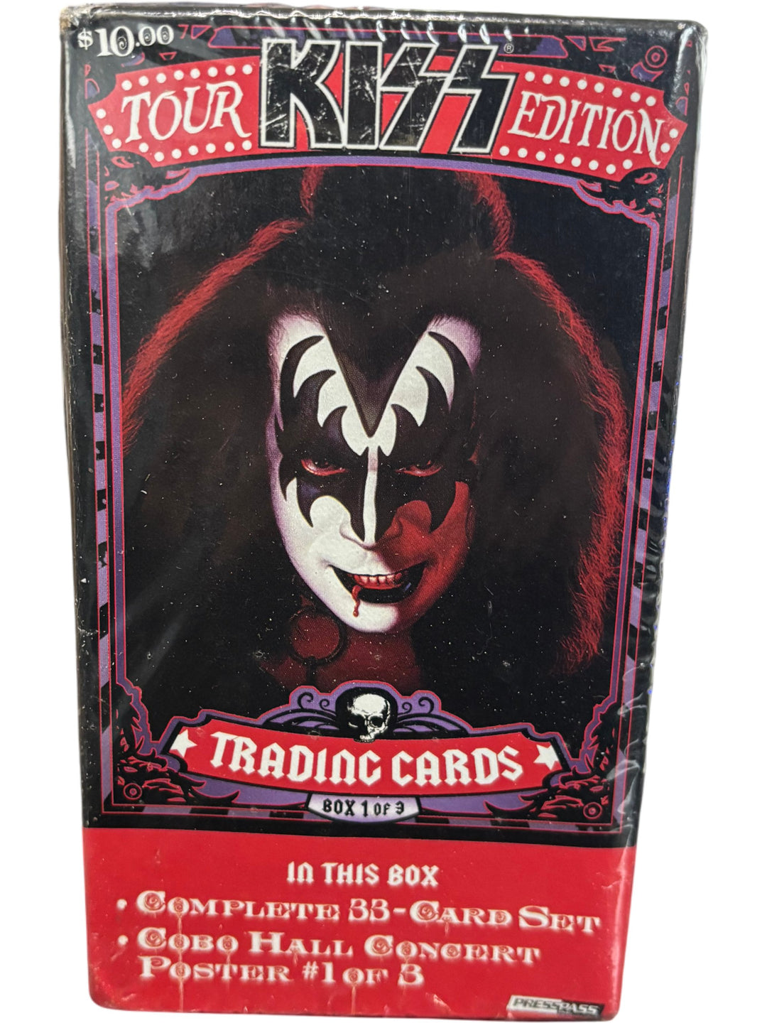 KISS Tour Edition Trading Card Set Complete 33-Card Box Sealed New UK - Think Vintage