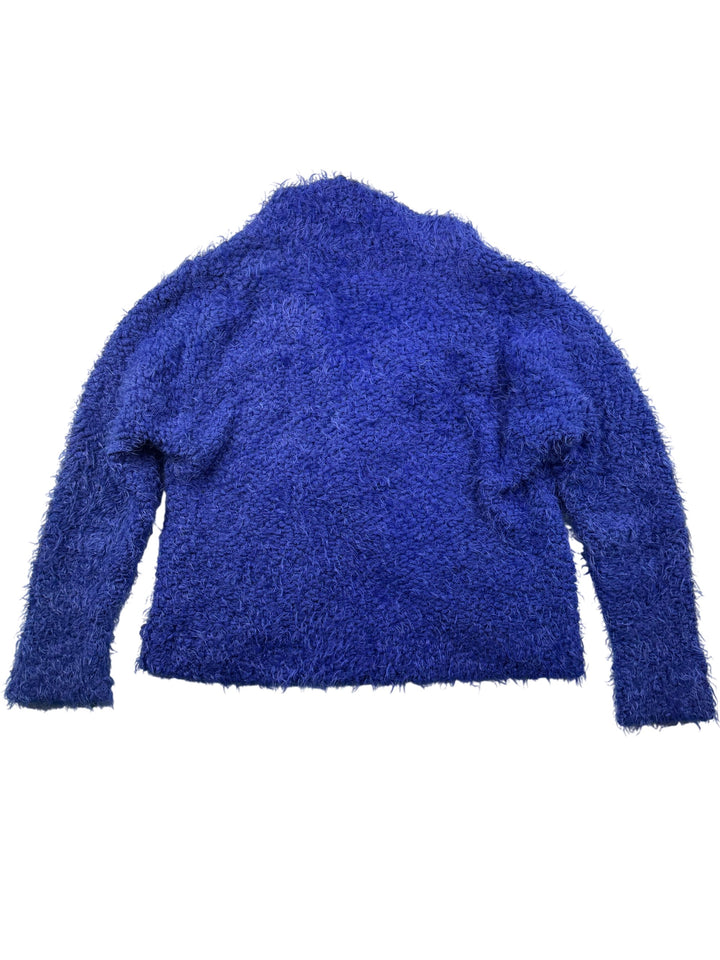 Kaleidoscope Blue Textured Cardigan - L