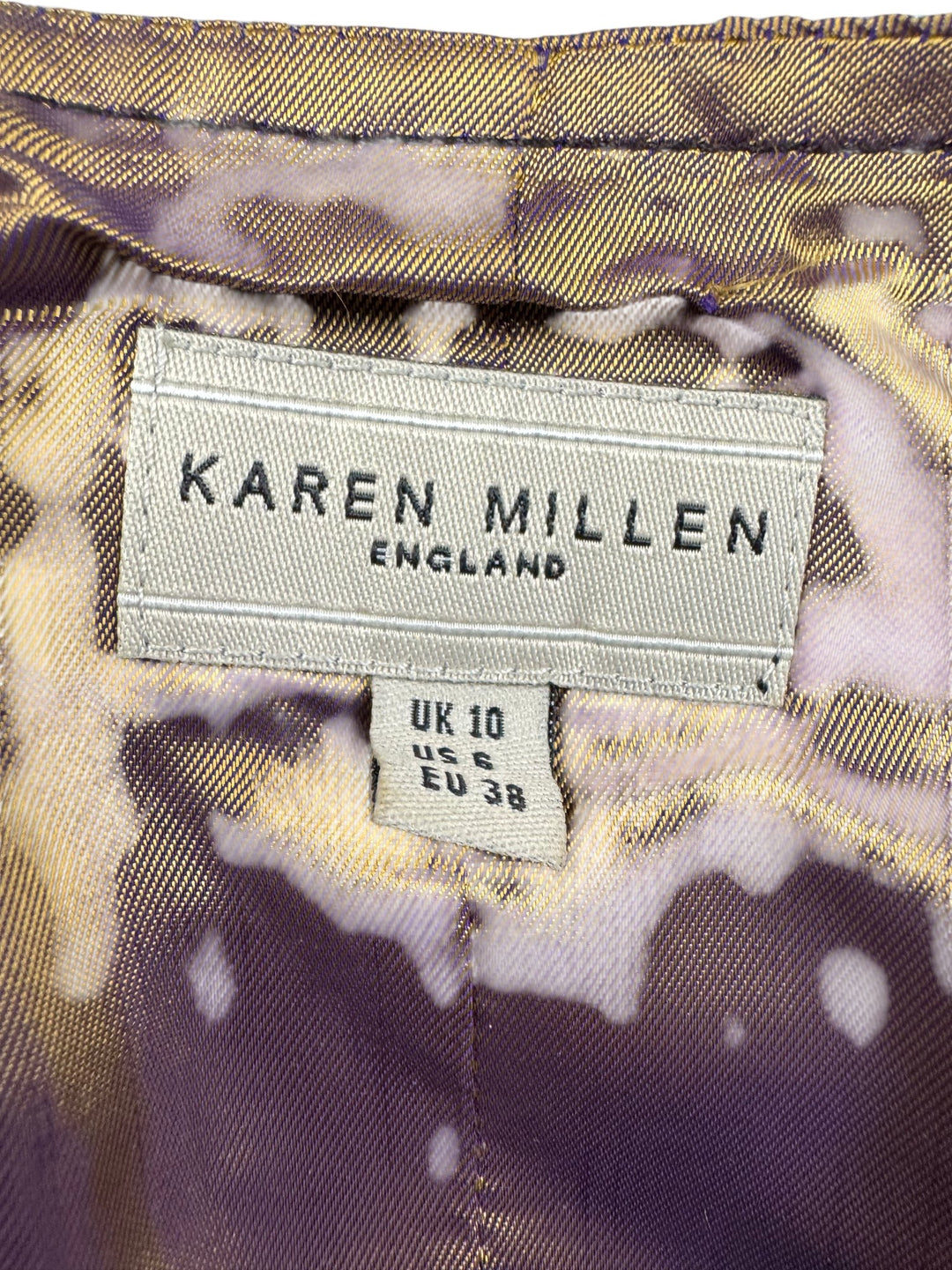 Karen Millen Checkered Waistcoat - S - Think Vintage ltd