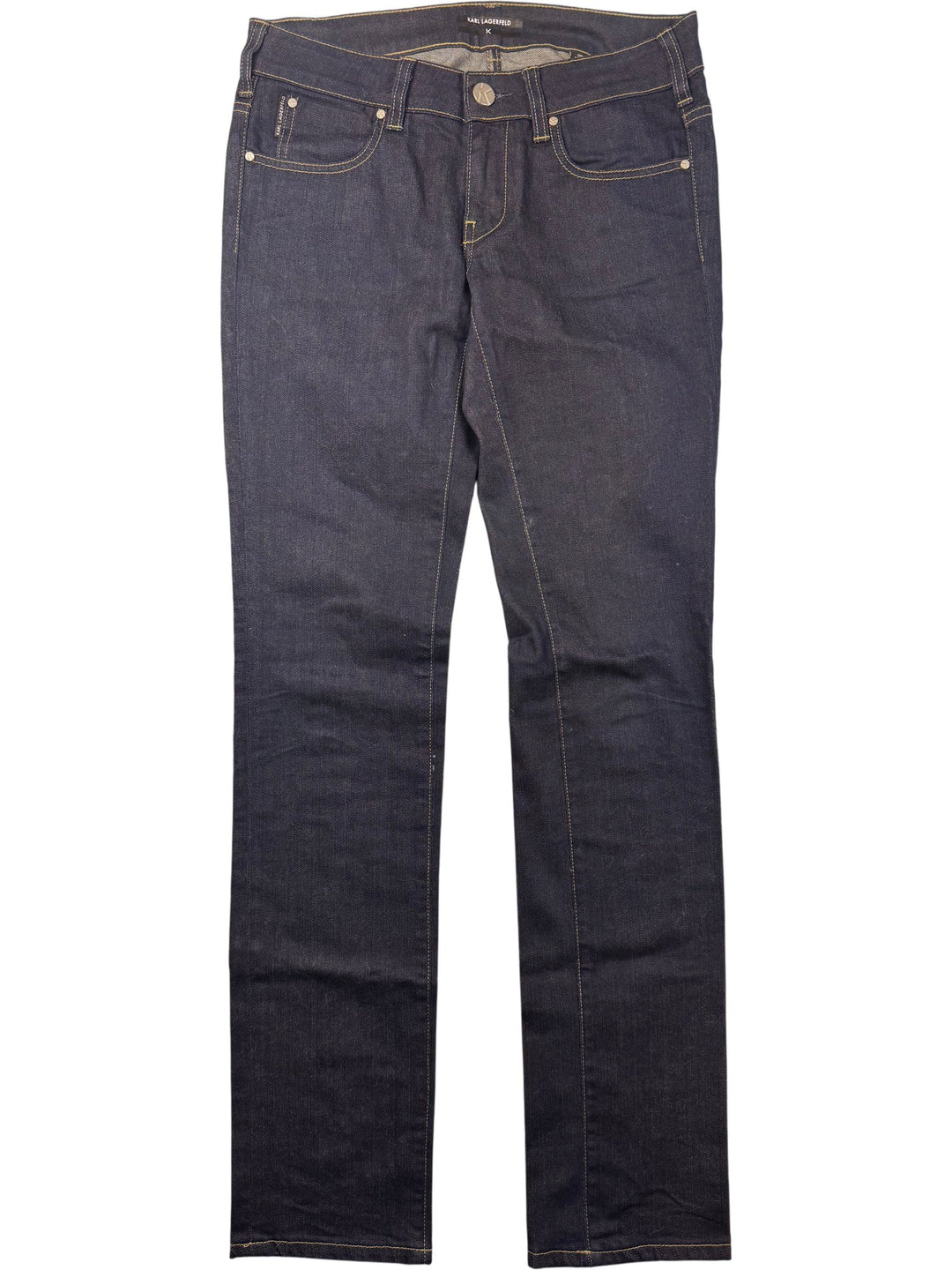 Karl Lagerfeld Dark Denim Jeans - W30 - Think Vintage ltd